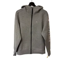 B084 NEW ERA（ニューエラ）テック フルジップ フーディー グレー Lサイズ