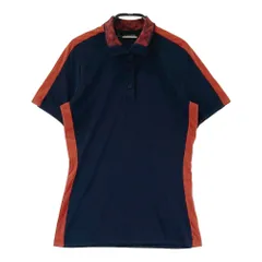 サイズ：XS J.LINDEBERG ジェイリンドバーグ  半袖ポロシャツ  ネイビー系 [240101628498] ゴルフウェア レディース ストスト