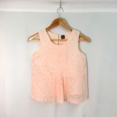 GAP KIDS ギャップキッズ ピンク刺しゅうノースリーブワンピース ピンク 150cm □〇