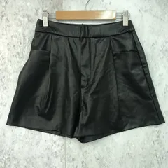ZARA ザラ レザー ショートパンツ ブラック XSサイズ 〇□