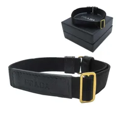 【新品】プラダ 9Y17VU PELLETTERIA / COLORI VARI (ブラック) ブレスレット アクセサリー PRADA BBK001 BIGIOTTERIA サフィアーノ レザー バンド ブレス アウトレット メンズ レディース