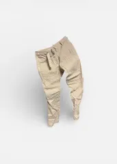 ディースクエアード2 ベージュ キルティング カーゴ ズボン