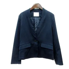 ビームスライツ BEAMS Lights ジャケット シングル 総裏地 36 S 紺 ネイビー /MN