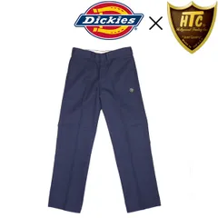 Dickies (ディッキーズ) x HTC (エイチティーシー) カスタムコラボ 874 #Flower Stone ブラックフラワーストーン ワークパンツ 全3色 DK021 NAVY 32インチ