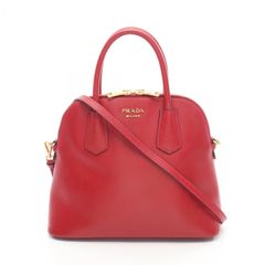 チャック一部不良】PRADA ブラック サフィアーノレザー ハンドバッグ鍵