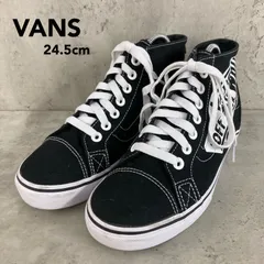 美品 VANS ヴァンズ RACHEL レイチェル V369 IH 24.5cm ブラック 黒 スニーカー 靴 ハイカット ビッグロゴ OFF THE WALL キャンバス スケート スケシュー 希少 廃盤 完売 カジュアル ストリート ★ ■■