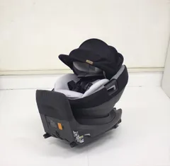 美品 THE S Air ISOFIX エッグショック ZA-670 レザーブラック コンビ 新安全基準R129適合 新生児OK クリーニング済み C1025615