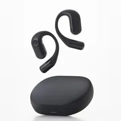 【新品】 エレコム オープンイヤー イヤホン Bluetooth 5.4 ワイヤレス ヘッドホン 耳を塞がない 耳掛け式 マイク内蔵 最大7時間再生 IPX5の防水設計 タッチセンサー コスモブラック LBT-OWS02ECCBK 0