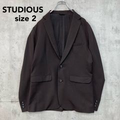 a772/ステュディオス/テーラードジャケット 黒 サイズ2 ビジネス 