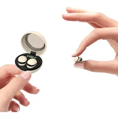 【新品】 SZHTFX 超小型 イヤホン ミニサイズ 超軽量2g 肌色 目立たない 片耳・両耳 左右分離型 寝ながら 痛くない ワイヤレス イヤホン Bluetooth5.4 Hi-Fi マイク内蔵 自動ペアリングiPhone/Android 対応