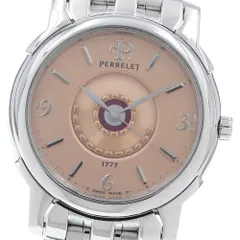 ペルレ PERRELET OLD ROSE ダブルローター 自動巻き メンズ 箱・保証書付き_939285のサムネイル