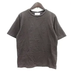 アーバンリサーチ ドアーズ URBAN RESEARCH DOORS FORK&SPOON カットソー Tシャツ クルーネック 半袖 One M 茶 ブラウン /MN