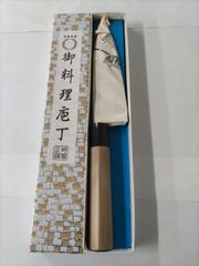 神光馬 水牛柄 柳刃 片刃 包丁 カスミ研 240ミリ - メルカリ