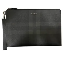 バーバリー　ロンドンチェック　バッグ　セカンドバッグ　クラッチバッグ　メンズ