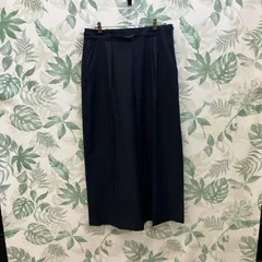 GR1562 UNITED ARROWS GREEN LABEL RELAXING ベルト付きパンツ 40 ネイビー