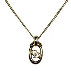 ディオール　CDロゴ　ブランド小物　ネックレス　レディース　美品