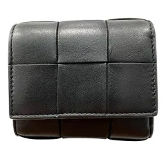 ボッテガ・ヴェネタ　マキシイントレチャート　カセット　667127　3つ折り財布　メンズ