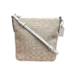 コーチ　COACH　シグネチャー　F58421　キャンバス×レザー　バッグ　ショルダーバッグ　レディース　美品