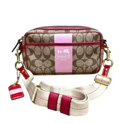コーチ　COACH　シグネチャー　11355　キャンバス×レザー　バッグ　ショルダーバッグ　レディース