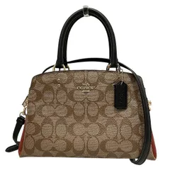 コーチ　COACH　シグネチャー　ミニリリーキャリーオール　91384　バッグ　ハンドバッグ　ショルダーバッグ　レディース　美品