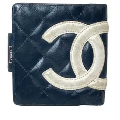シャネル　CHANEL　カンボンライン　A26720　2つ折り財布　レディース