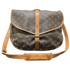 ルイヴィトン　Louis Vuitton　モノグラム　ソミュール35　M42254　バッグ　ショルダーバッグ　レディース