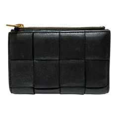 ボッテガ・ヴェネタ　カセット　ミディアム　マキシイントレチャート　2つ折り財布　ユニセックス