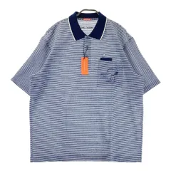 サイズ：5 GREEN CLUBS グリーンクラブ ×PEANUTS 半袖ポロシャツ スヌーピー刺繍 ボーダー柄 ネイビー系 [240101620566] ゴルフウェア メンズ ストスト