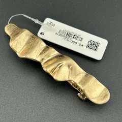 【新品】定価2090円 ヘアアクセサリー バレッタ ゴールド カラー キレイ デザイン◆