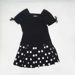 JAIRO WHITE　ジャイロホワイト　ワンピース　ブラック・ホワイト　Mサイズ　□〇