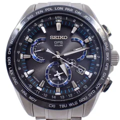 SEIKO セイコー アストロン GPS衛星電波ソーラー 8Xシリーズ デュアルタイム メンズ 腕時計 黒文字盤 SBXB101 / 8X53-0AS0-2【いおき質店】