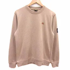 ロゴス LOGOS トレーナー スウェット ロゴ 長袖 M ベージュ /YK