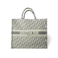 S+級 ディオール オブリーク ブックトート ラージ グレー