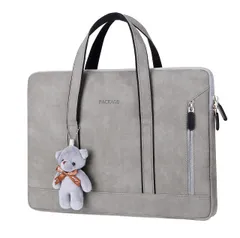 Macbook ケース ケース ケース Air/Pro ケース ノートPC パソコン パソコン ケース パソコン 手提げカバン バッグ 保護ケース (13?13.3インチ PCバッグ ノートパソコン 衝撃吸収 防水軽量 グレー) 耐衝撃 男女兼用 13?13.