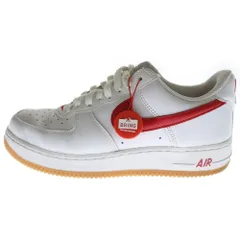 NIKE (ナイキ) AIR FORCE 1 LOW RETRO DJ3911-102 エアフォース ローカットスニーカー ホワイト/レッド US8/26.0cm