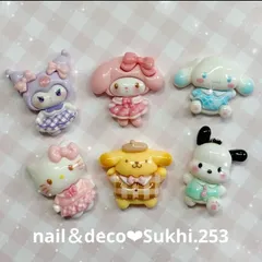 スピード発送！サンリオデコパ6個セット♡No.253