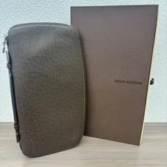 ◼︎   LOUIS VUITTON ルイヴィトン タイガ アトール オーガナイザー ブラウン トラベルケース 長財布