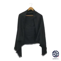 LOUIS VUITTON ルイヴィトン ショール モノグラム 大判ストール ブランド ファッション 小物 黒 ノワール ブラック ※タグ外れ