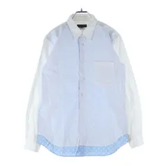 COMME des GARCONS HOMME PLUS (コムデギャルソンオムプリュス) 18SS レイヤード ドット デザインシャツ ホワイト PA-B022