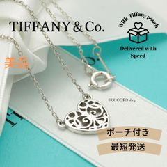 TIFFANY&Co. 希少 極美品 ラビングハート メダリオン ネックレス 