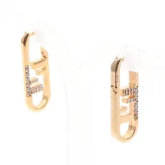 フェンディ FENDI ピアス オーロック FFロゴ GP（ゴールドメッキ） ピアス レディース Used Aのサムネイル