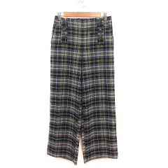 ビームスハート BEAMS HEART ワイドパンツ チェック M マルチカラー /MS