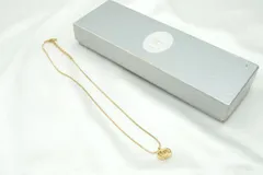 クリスチャン ディオール ヴィンテージ ネックレス CDロゴ ラインストーン アクセサリー 金 ゴールド Christian Dior 5075j