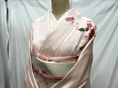 訪問着　トールサイズ　入学式　卒業式　ママ着物　お茶会　正絹　友禅