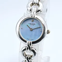 LANCEL PARIS ランセル 8615 ブルーシェル文字盤 Quartz クォーツ Watch 腕時計 Ladies レディース 女性 稼働品のサムネイル
