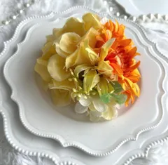 7.コサージュ｜卒業式 入学式 セレモニー 上品 ホワイト フラワー ハンドメイド