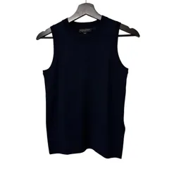 C450 BANANA REPUBLI バナナリパブリック エクストラファイン メリノウール ニットベスト XS ネイビー