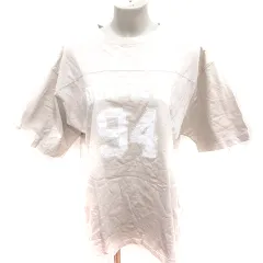 スタディオクリップ Studio Clip カットソー Uネック 五分袖 F ベージュ /RT