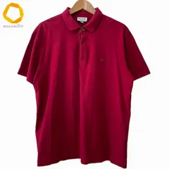 #snc ラコステ LACOSTE ポロシャツ 6 赤系 半袖 メンズ [966693]