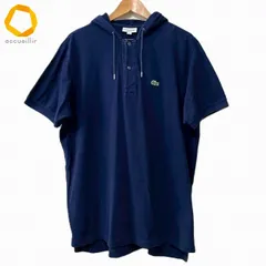 #snc ラコステ LACOSTE ポロシャツ 5 紺 半袖 フード メンズ [966695]